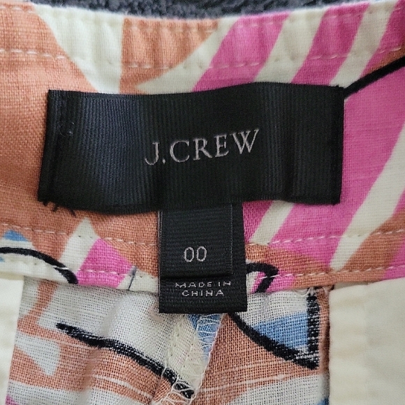 J Crew Tropical Print Women's Shorts - Picture 8 of 12